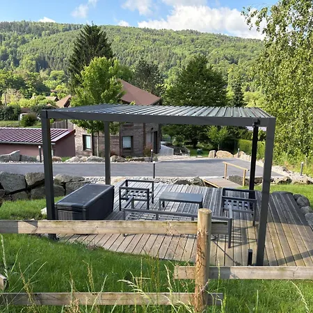 La Lanterne Location Nature Vosges Avec Spa, Jacuzzi, Vue Montagne, 6 Pers Ferienhaus