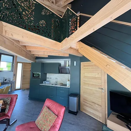 Ferienhaus La Lanterne Location Nature Vosges Avec Spa, Jacuzzi, Vue Montagne, 6 Pers *