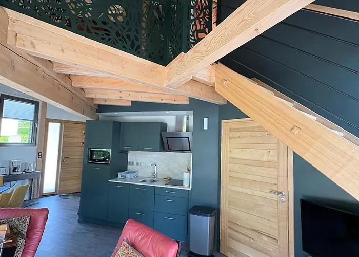 Ferienhaus La Lanterne Location Nature Vosges Avec Spa, Jacuzzi, Vue Montagne, 6 Pers *